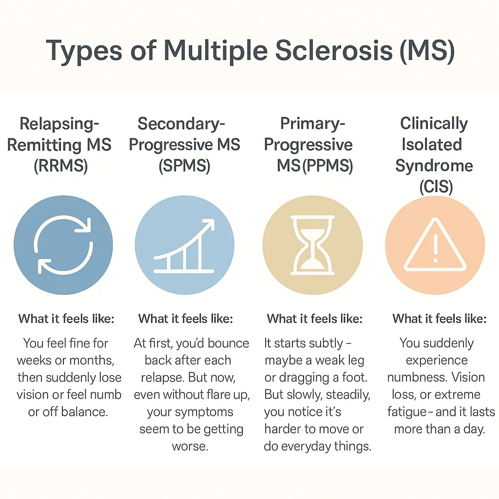types of multiple sclerosis ms treatment